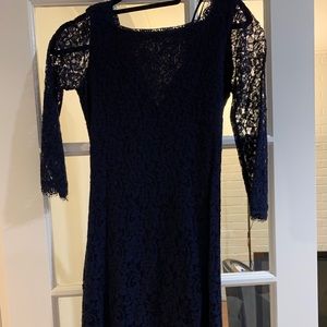 DVF lace dress